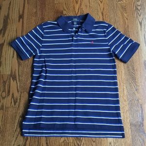 Striped polo shirt